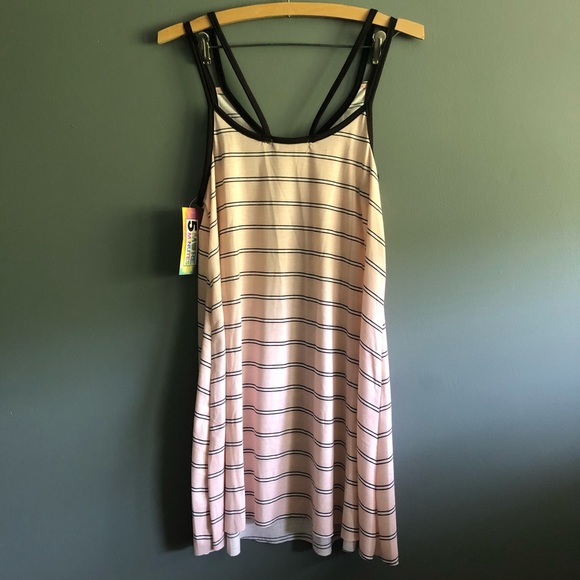 5 More Minutes Pink & Black Stripe Dress - Picture 5 of 6